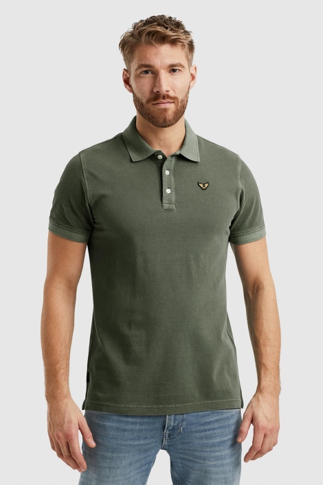 PME legend short sleeve polo pique garment dy